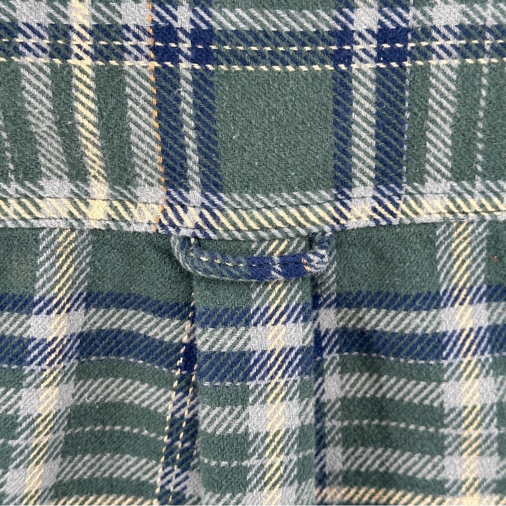 Woolrich‎ Women’s Large Green Plaid Shacket Jacket 100% Cotton Cozy - Picture 11 of 12
